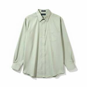 Croft & Barrow Wrinkle-Resistant Broadcloth Long Sleeve Shirt Sage Green 17